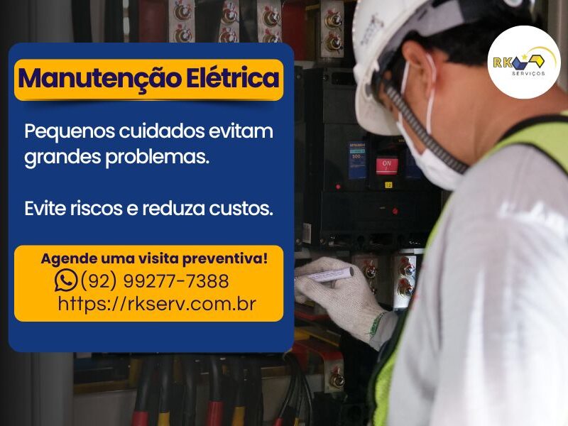 Manutenção Elétrica é com RK Serviços
